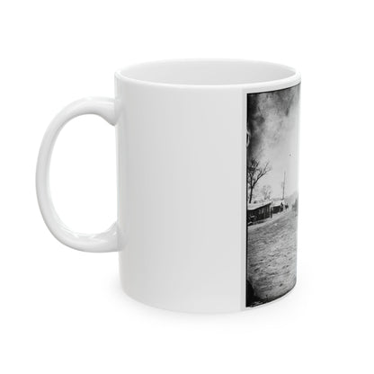 Big Black River Station, Miss. Wagons And Sheds (U.S. Civil War) White Coffee Mug