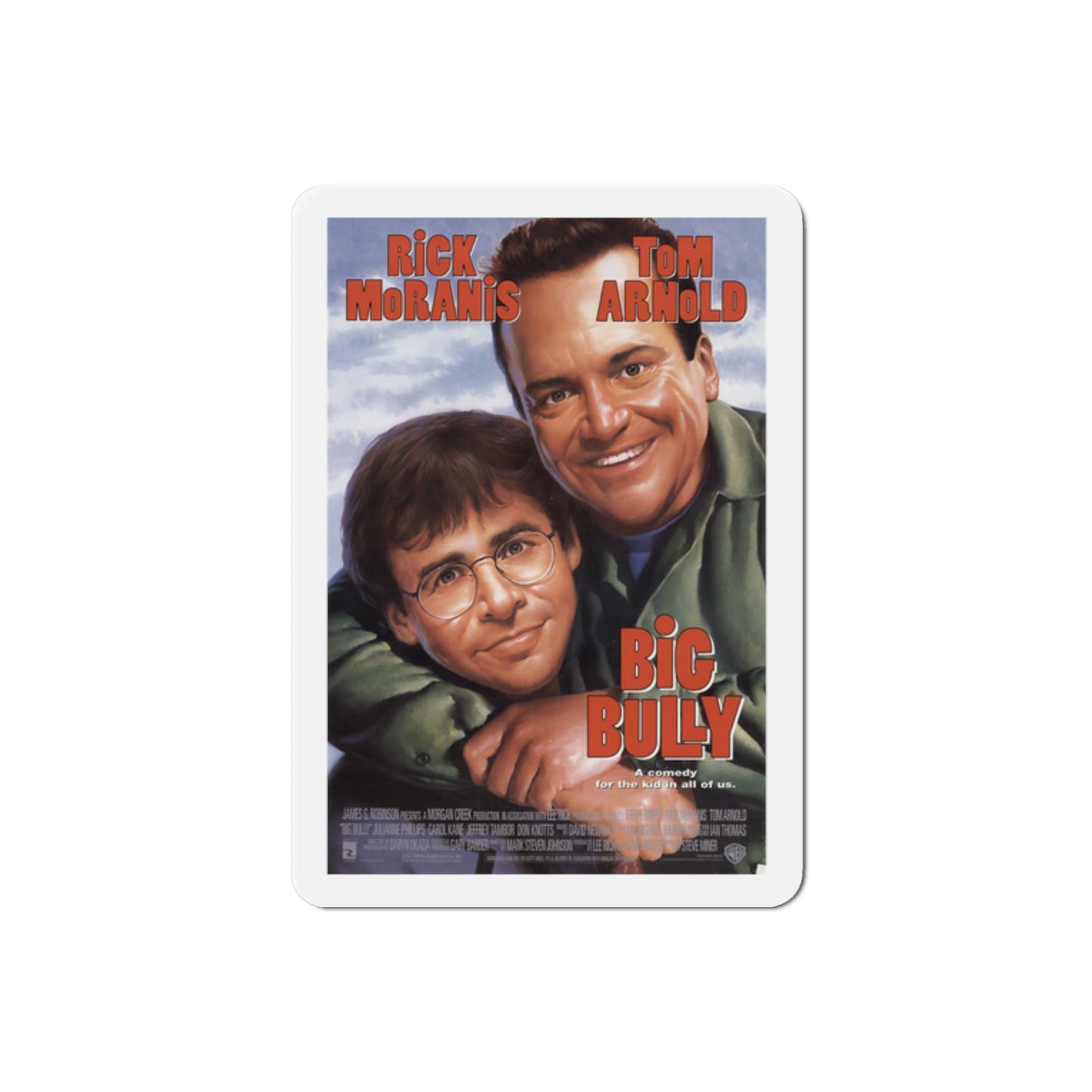 Big Bully 1996 Movie Poster Die-Cut Magnet-2" x 2"-The Sticker Space