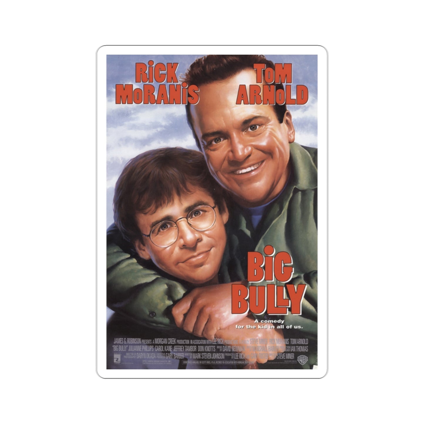 Big Bully 1996 Movie Poster STICKER Vinyl Die-Cut Decal-2 Inch-The Sticker Space