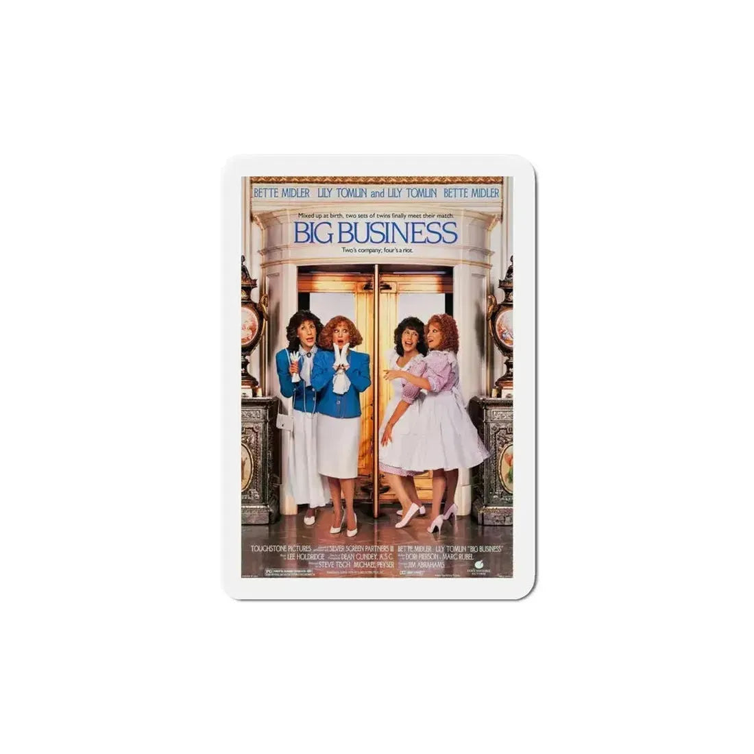 Big Business 1988 Movie Poster Refrigerator Magnet - The Sticker Space