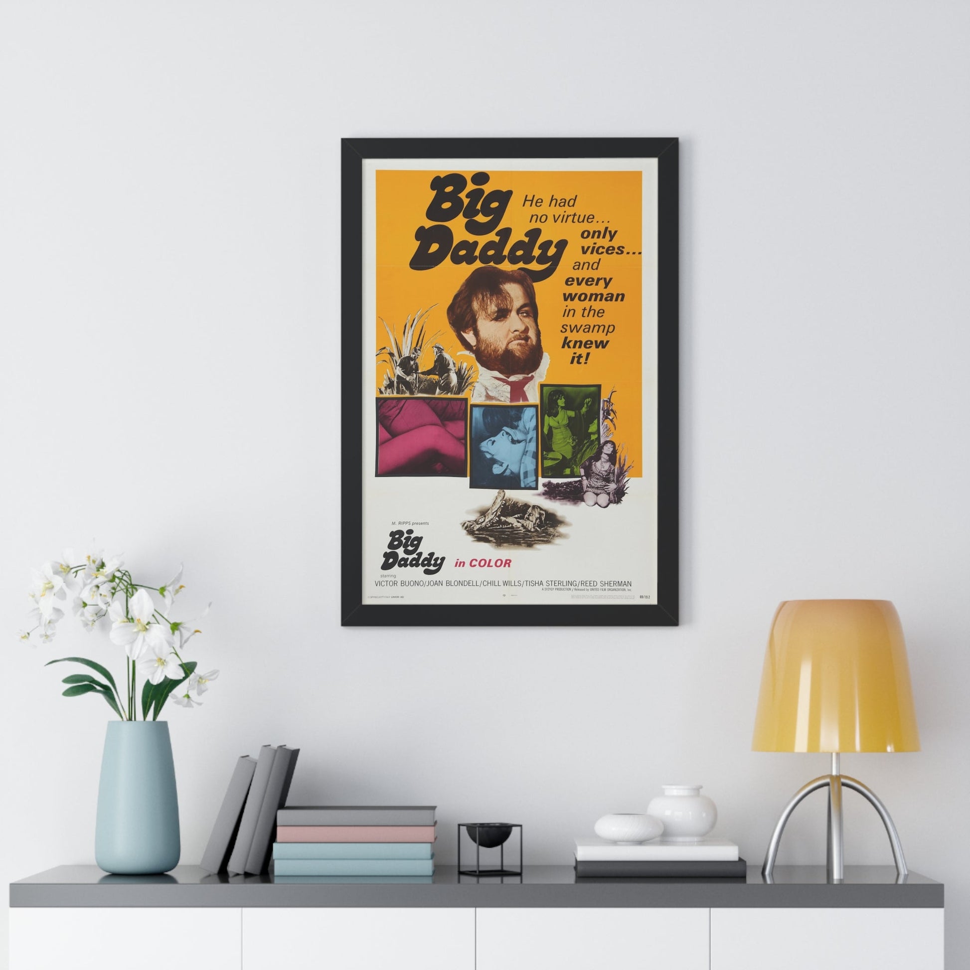 BIG DADDY 1969 - Framed Movie Poster-The Sticker Space