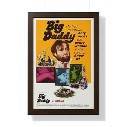 BIG DADDY 1969 - Framed Movie Poster - The Sticker Space