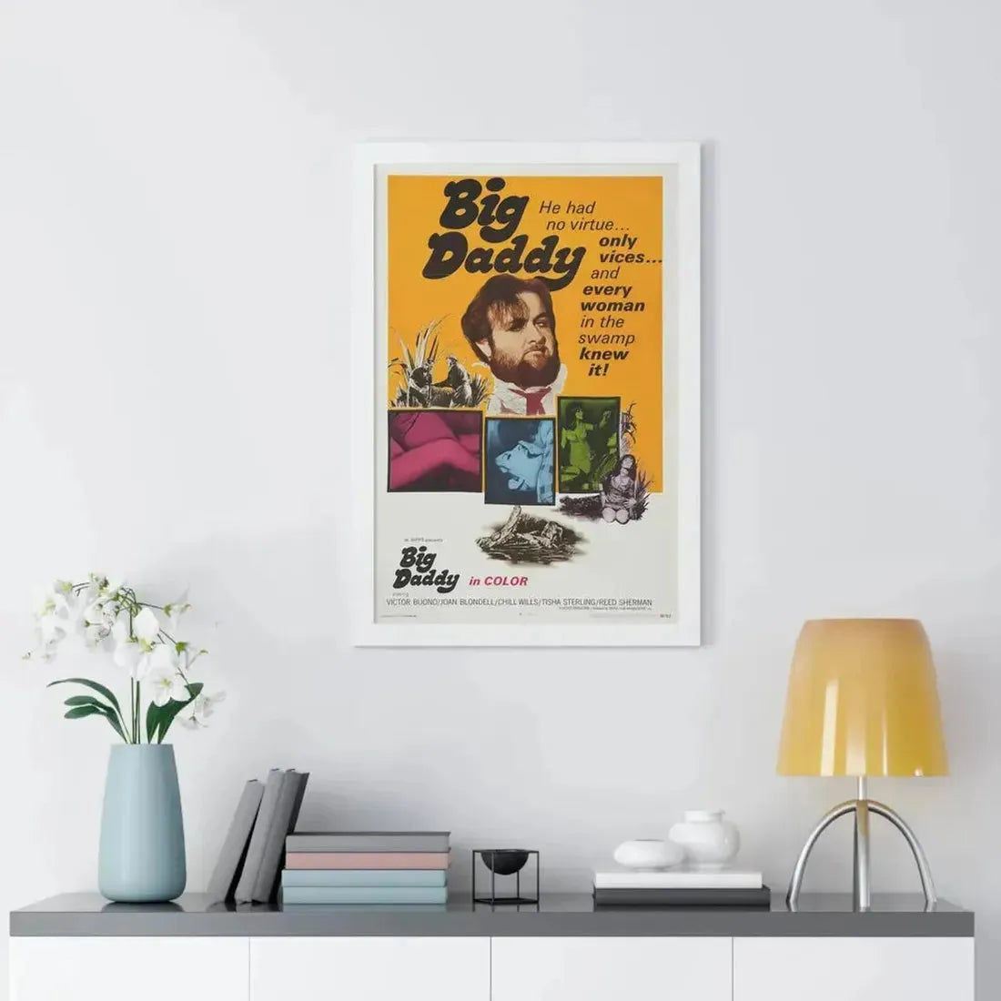 BIG DADDY 1969 - Framed Movie Poster - The Sticker Space