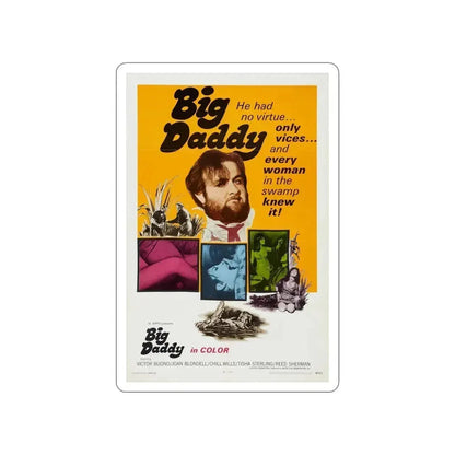 BIG DADDY 1969 Movie Poster STICKER Vinyl Die-Cut Decal 5 Inch - The Sticker Space