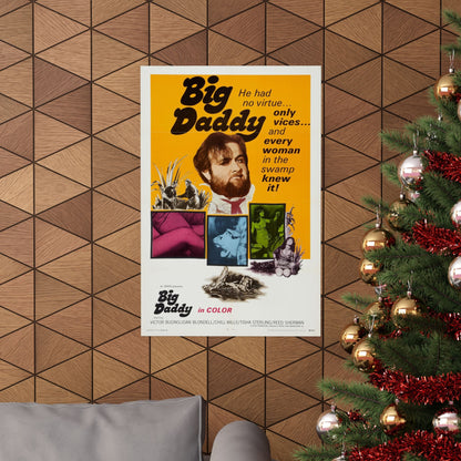 BIG DADDY 1969 - Paper Movie Poster-The Sticker Space