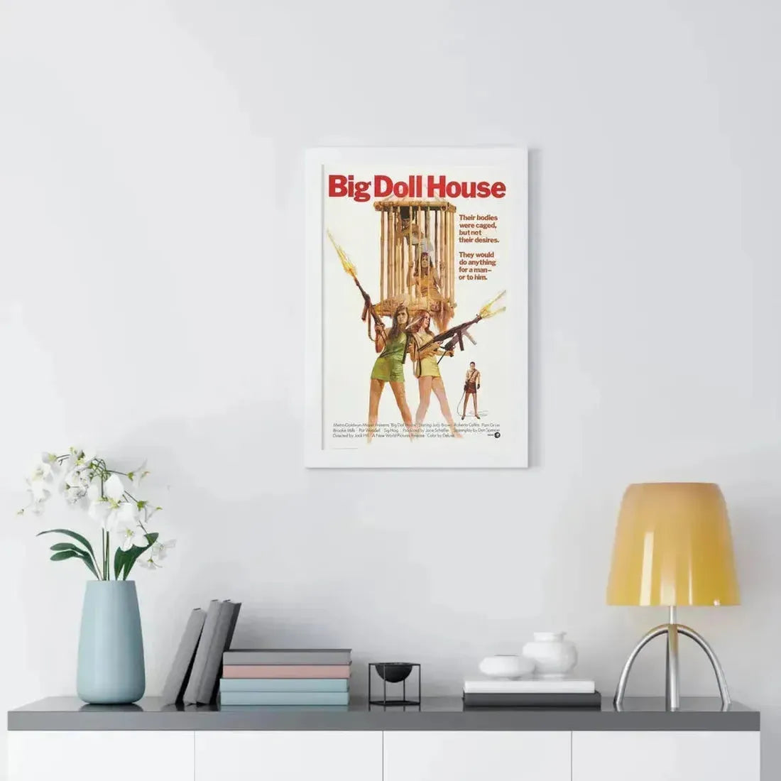 BIG DOLL HOUSE 1971 - Framed Movie Poster - The Sticker Space