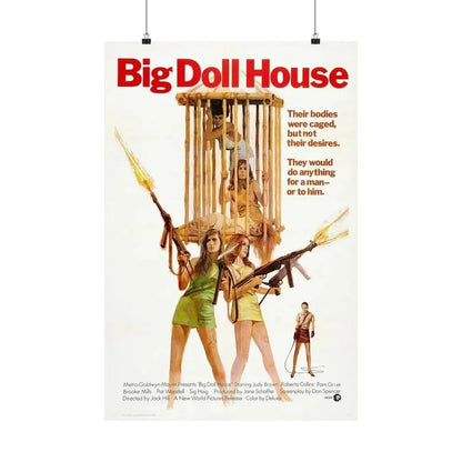 BIG DOLL HOUSE 1971 - Paper Movie Poster - The Sticker Space
