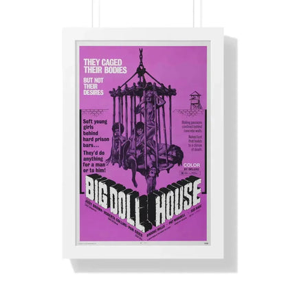 BIG DOLL HOUSE (2) 1971 - Framed Movie Poster 16″ x 24″ White - The Sticker Space