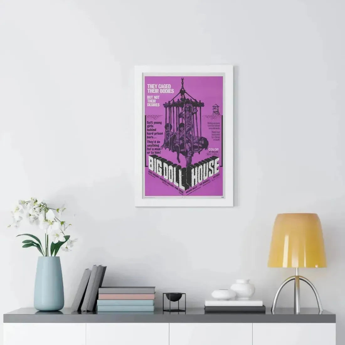 BIG DOLL HOUSE (2) 1971 - Framed Movie Poster - The Sticker Space