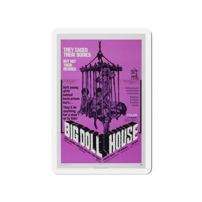 BIG DOLL HOUSE (2) 1971 Movie Poster - Die-Cut Magnet-4" x 4"-The Sticker Space