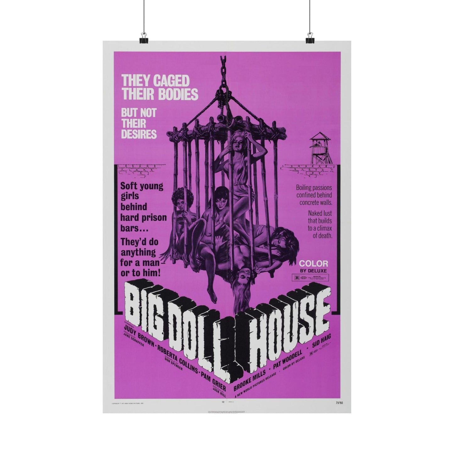 BIG DOLL HOUSE (2) 1971 - Paper Movie Poster-20″ x 30″-The Sticker Space