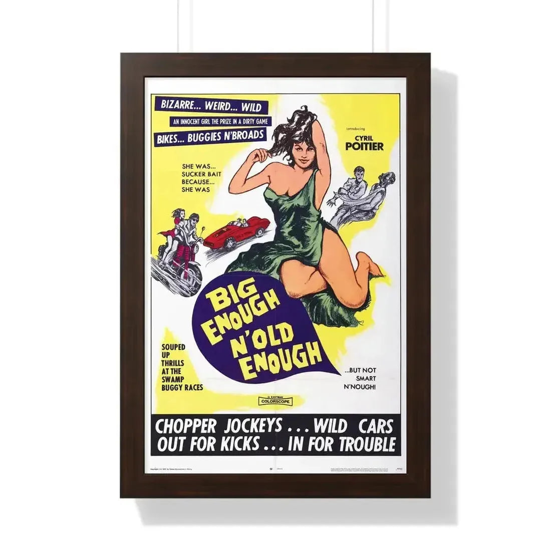 BIG ENOUGH 'N OLD ENOUGH 1968 - Framed Movie Poster - The Sticker Space