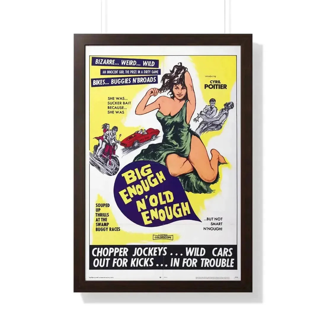 BIG ENOUGH 'N OLD ENOUGH 1968 - Framed Movie Poster - The Sticker Space