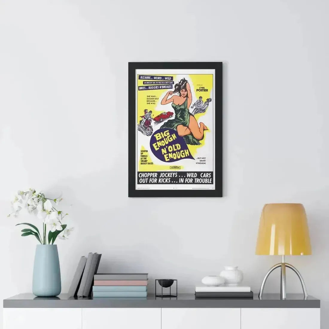 BIG ENOUGH 'N OLD ENOUGH 1968 - Framed Movie Poster - The Sticker Space