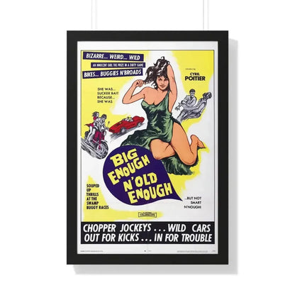 BIG ENOUGH 'N OLD ENOUGH 1968 - Framed Movie Poster - The Sticker Space