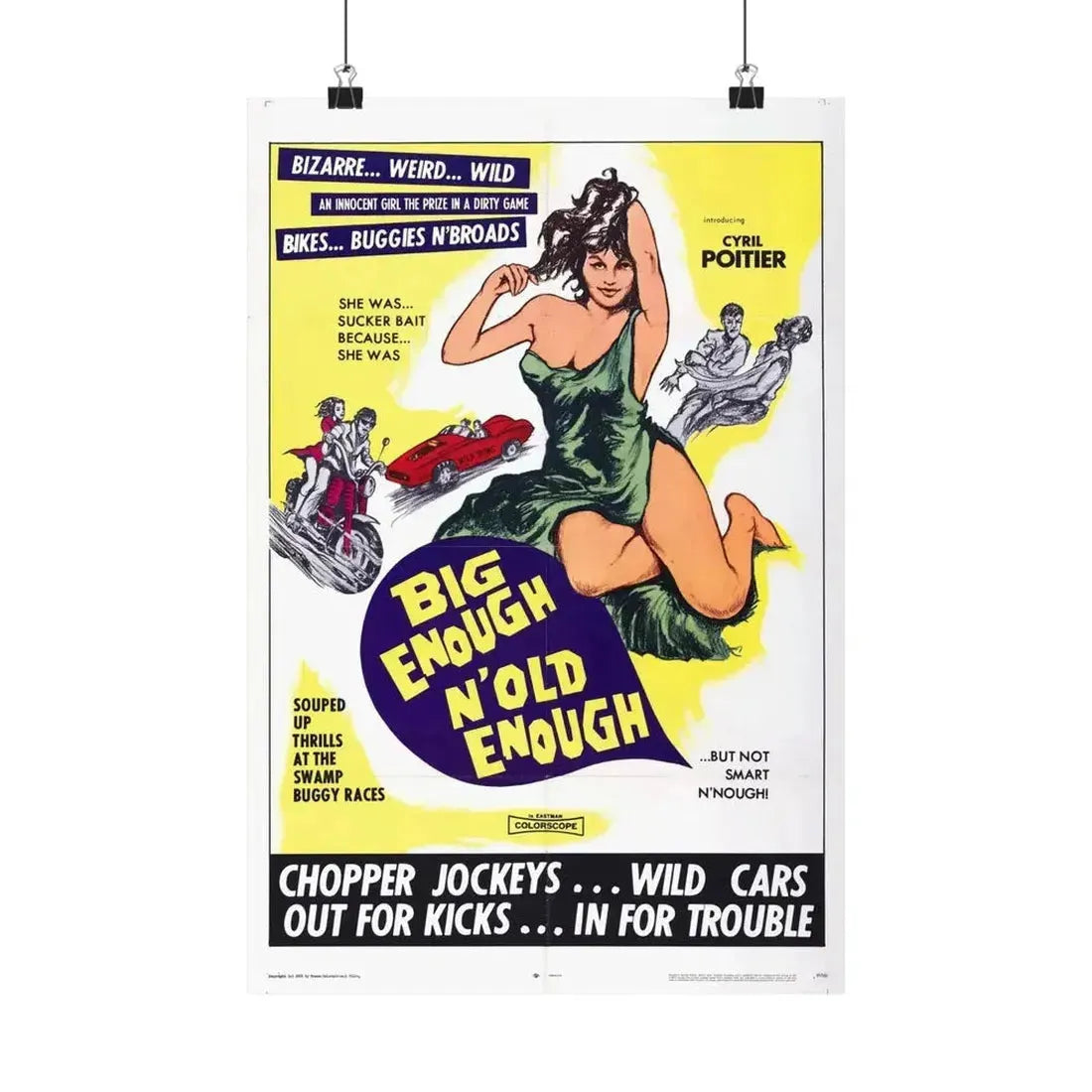 BIG ENOUGH 'N OLD ENOUGH 1968 - Paper Movie Poster - The Sticker Space