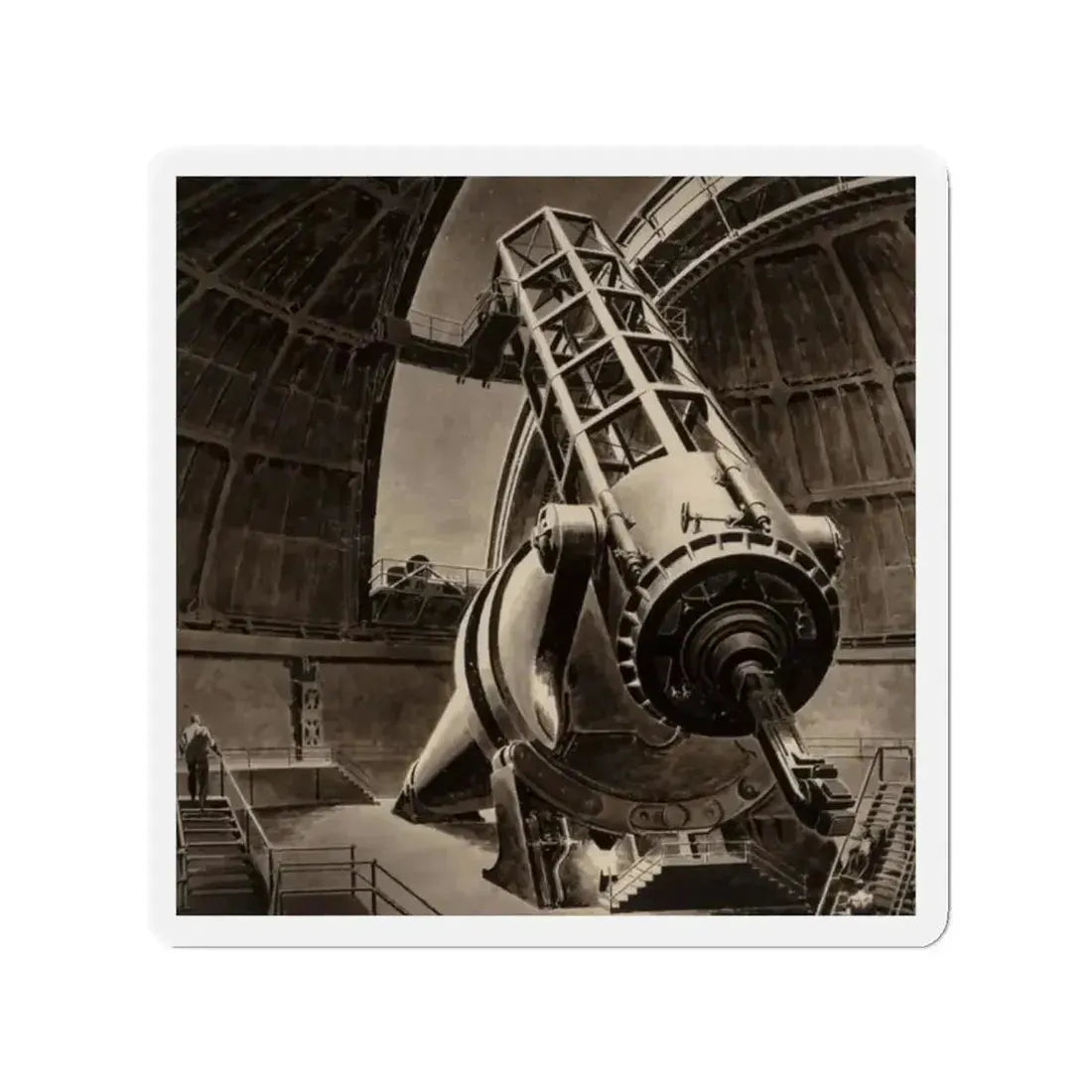 Big Eye, Original American Magazine interior illustration (Magazine Illustration) Refrigerator Magnet - The Sticker Space