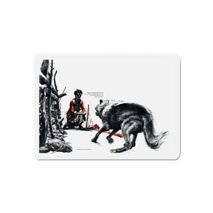 Big Foot, Cosmopolitan, August 1948 (Magazine Illustration) Refrigerator Magnet - The Sticker Space