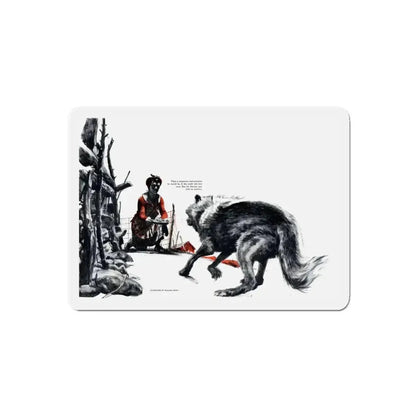 Big Foot, Cosmopolitan, August 1948 (Magazine Illustration) Refrigerator Magnet - The Sticker Space