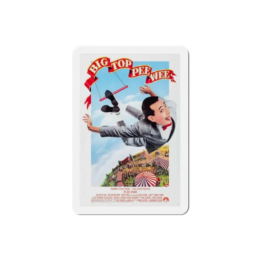 Big Top Pee Wee 1988 Movie Poster Refrigerator Magnet 2 Inch - The Sticker Space