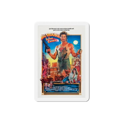 Big Trouble in Little China 1986 Movie Poster Refrigerator Magnet 2 Inch - The Sticker Space