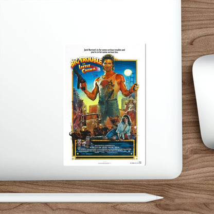 BIG TROUBLE IN LITTLE CHINA (2) 1986 Movie Poster STICKER Vinyl Die-Cut Decal-The Sticker Space