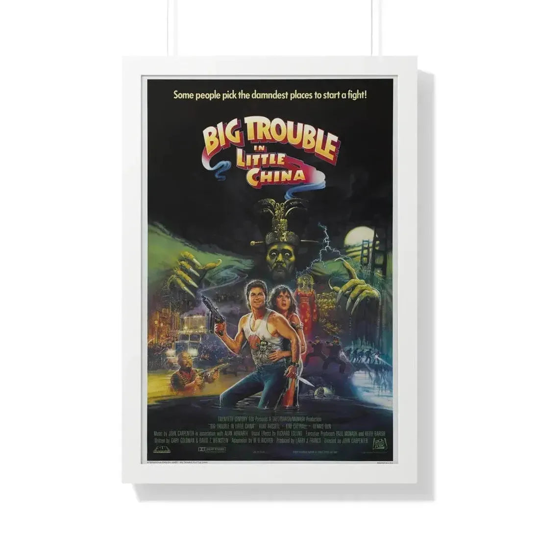 BIG TROUBLE IN LITTLE CHINA (3) 1986 - Framed Movie Poster - The Sticker Space