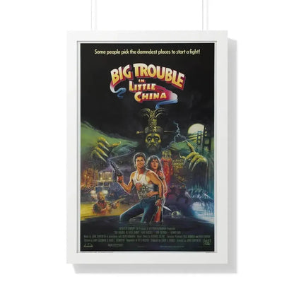 BIG TROUBLE IN LITTLE CHINA (3) 1986 - Framed Movie Poster - The Sticker Space