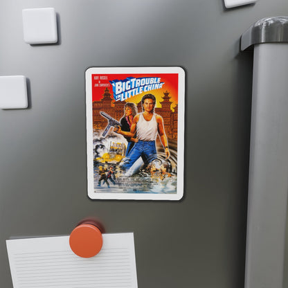 BIG TROUBLE IN LITTLE CHINA (GERMAN) 1986 Movie Poster - Die-Cut Magnet-The Sticker Space