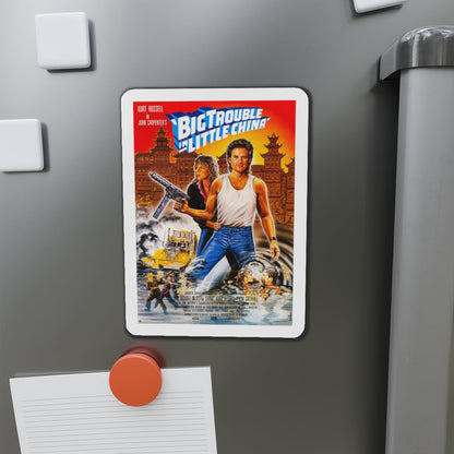 BIG TROUBLE IN LITTLE CHINA (GERMAN) 1986 Movie Poster - Die-Cut Magnet-The Sticker Space