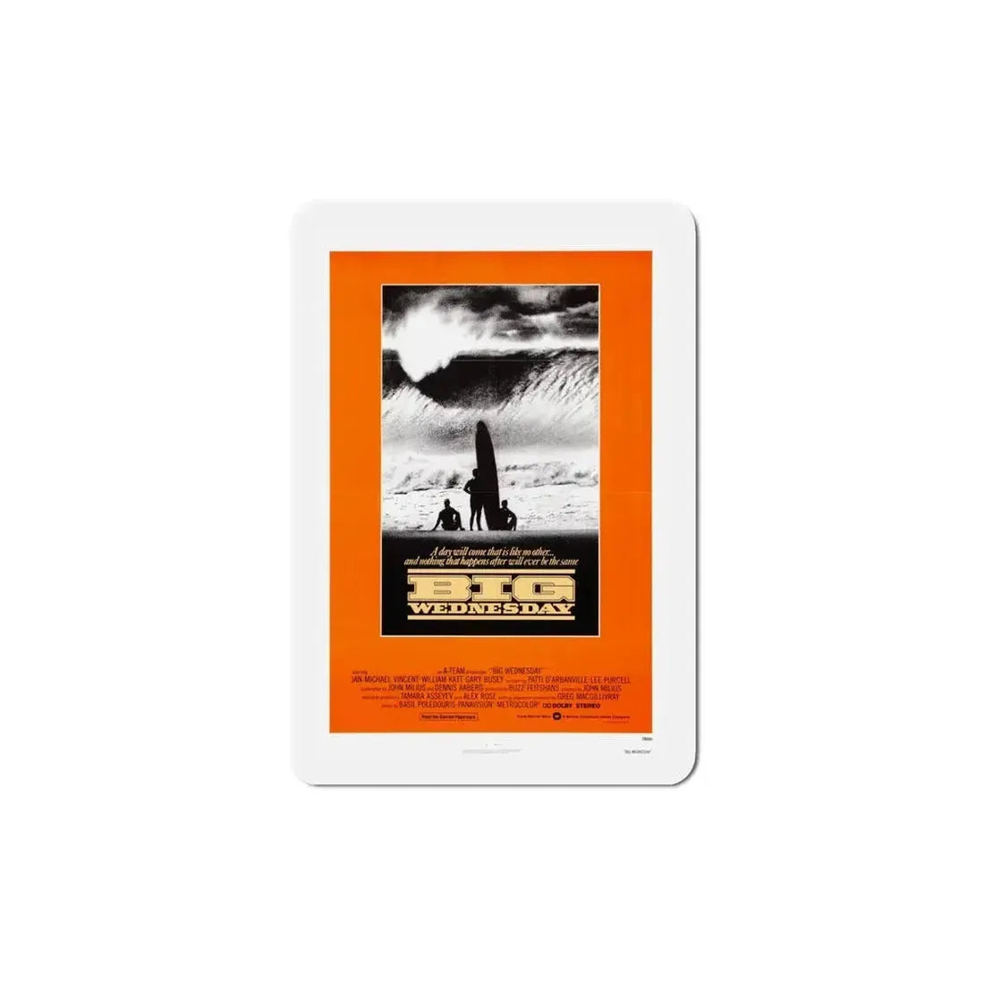 Big Wednesday 1978 Movie Poster Refrigerator Magnet 5 Inch - The Sticker Space