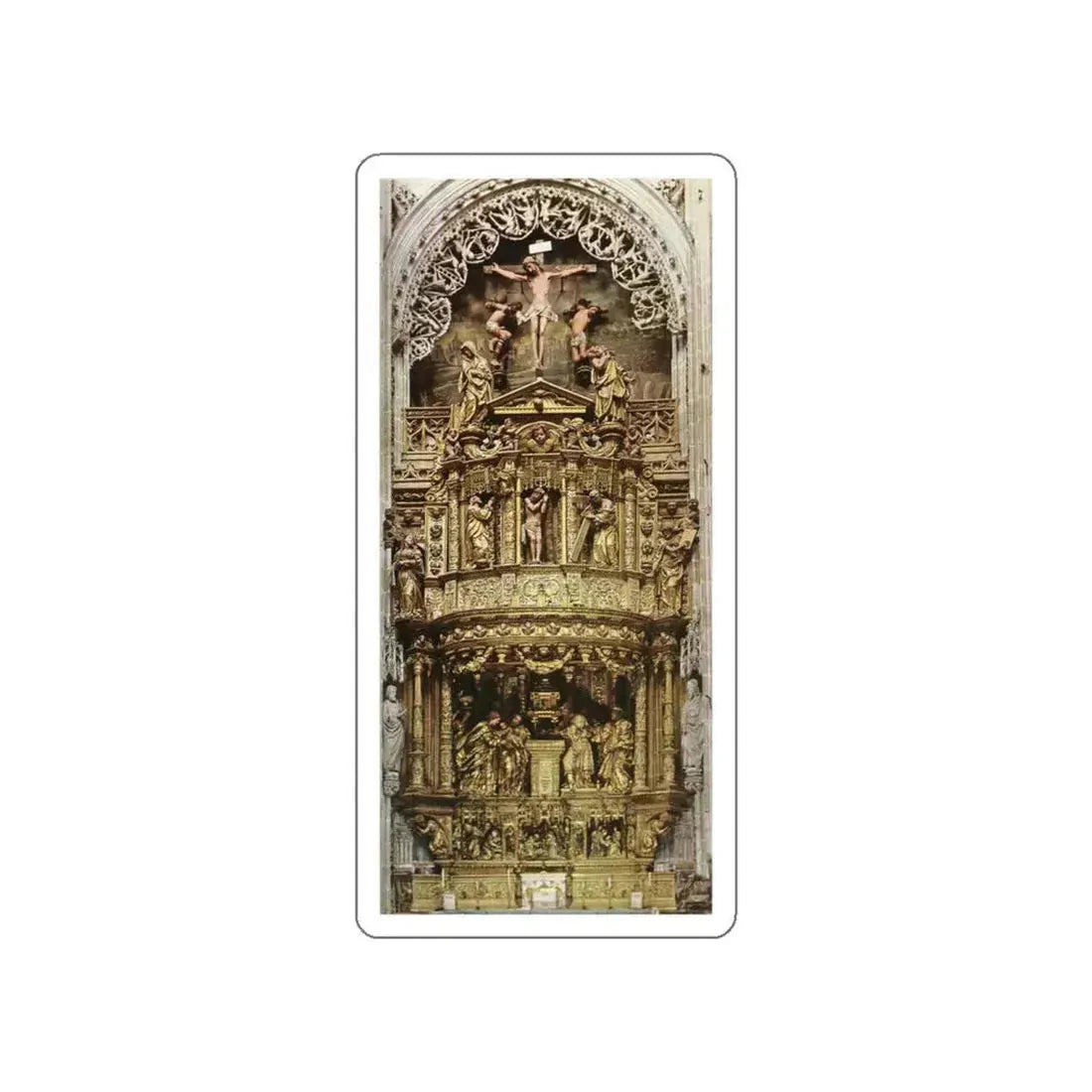 BIGARNY, Felipe - Main Altar (Artwork) STICKER Vinyl Die-Cut Decal White Die-Cut 4 Inch - The Sticker Space