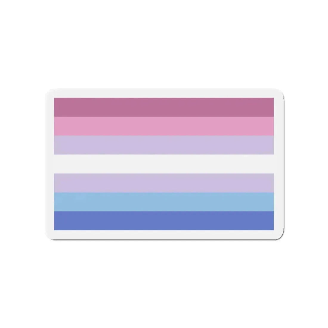 Bigender Pride Flag - Refrigerator Magnet 3 Inch - The Sticker Space