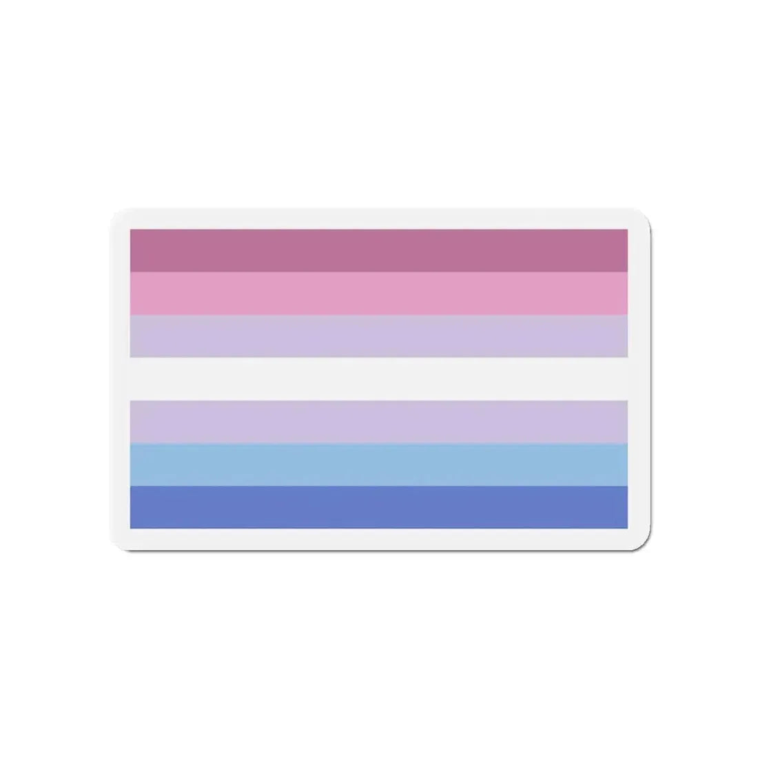 Bigender Pride Flag - Refrigerator Magnet 4 Inch - The Sticker Space