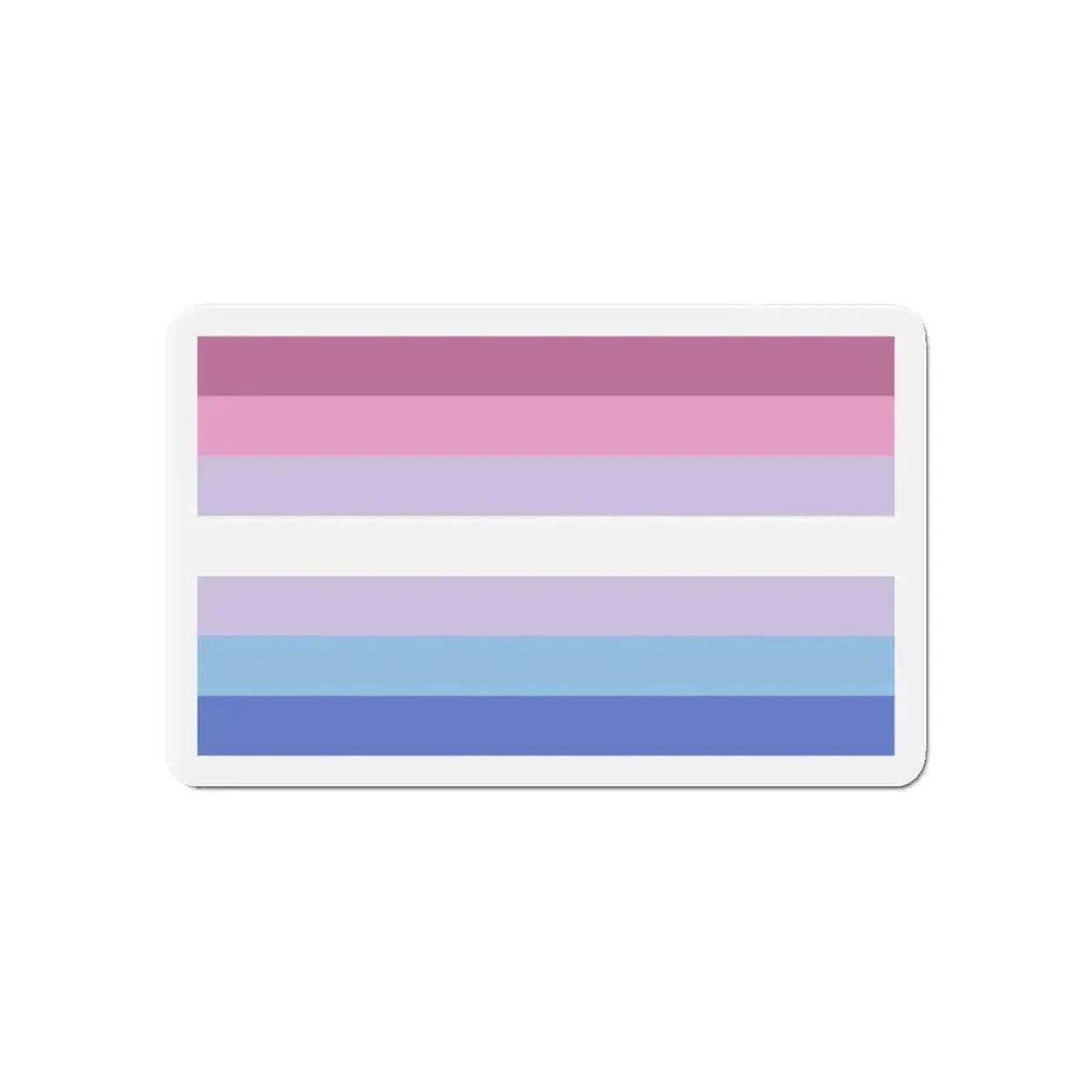 Bigender Pride Flag - Refrigerator Magnet 6 Inch - The Sticker Space