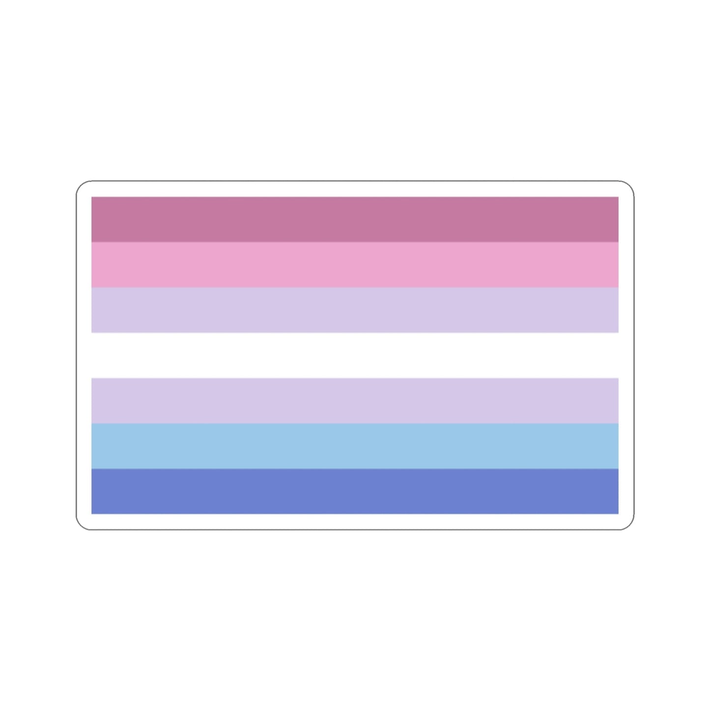 Bigender Pride Flag STICKER Vinyl Die-Cut Decal-2 Inch-The Sticker Space