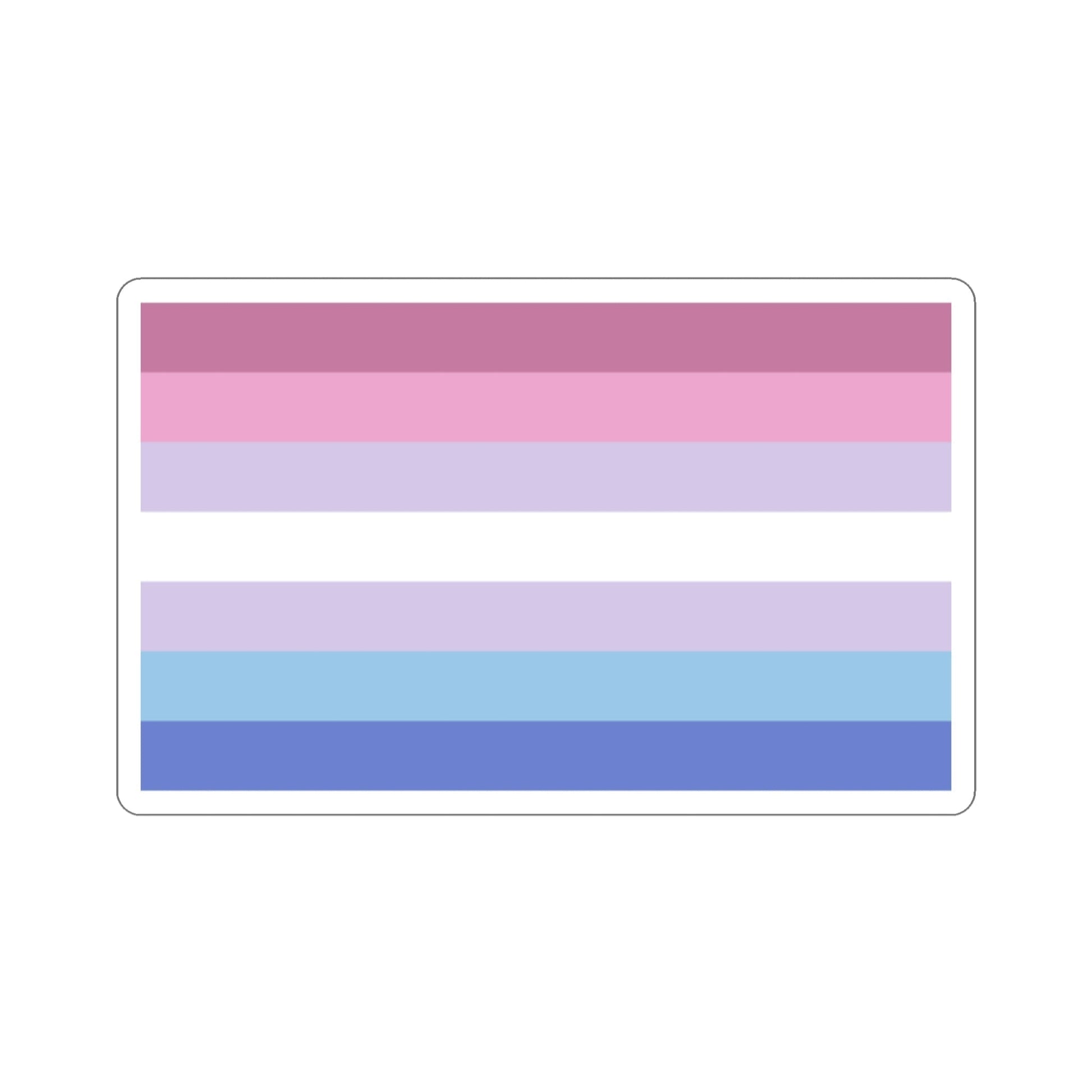 Bigender Pride Flag STICKER Vinyl Die-Cut Decal-2 Inch-The Sticker Space