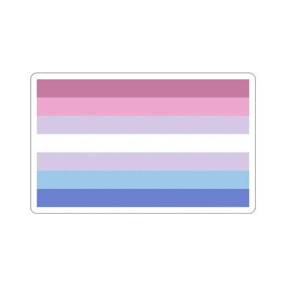 Bigender Pride Flag STICKER Vinyl Die-Cut Decal 2 Inch - The Sticker Space