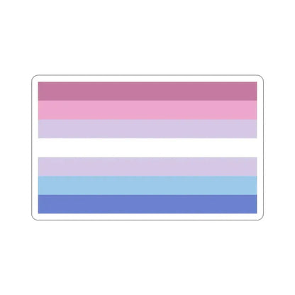 Bigender Pride Flag STICKER Vinyl Die-Cut Decal 2 Inch - The Sticker Space