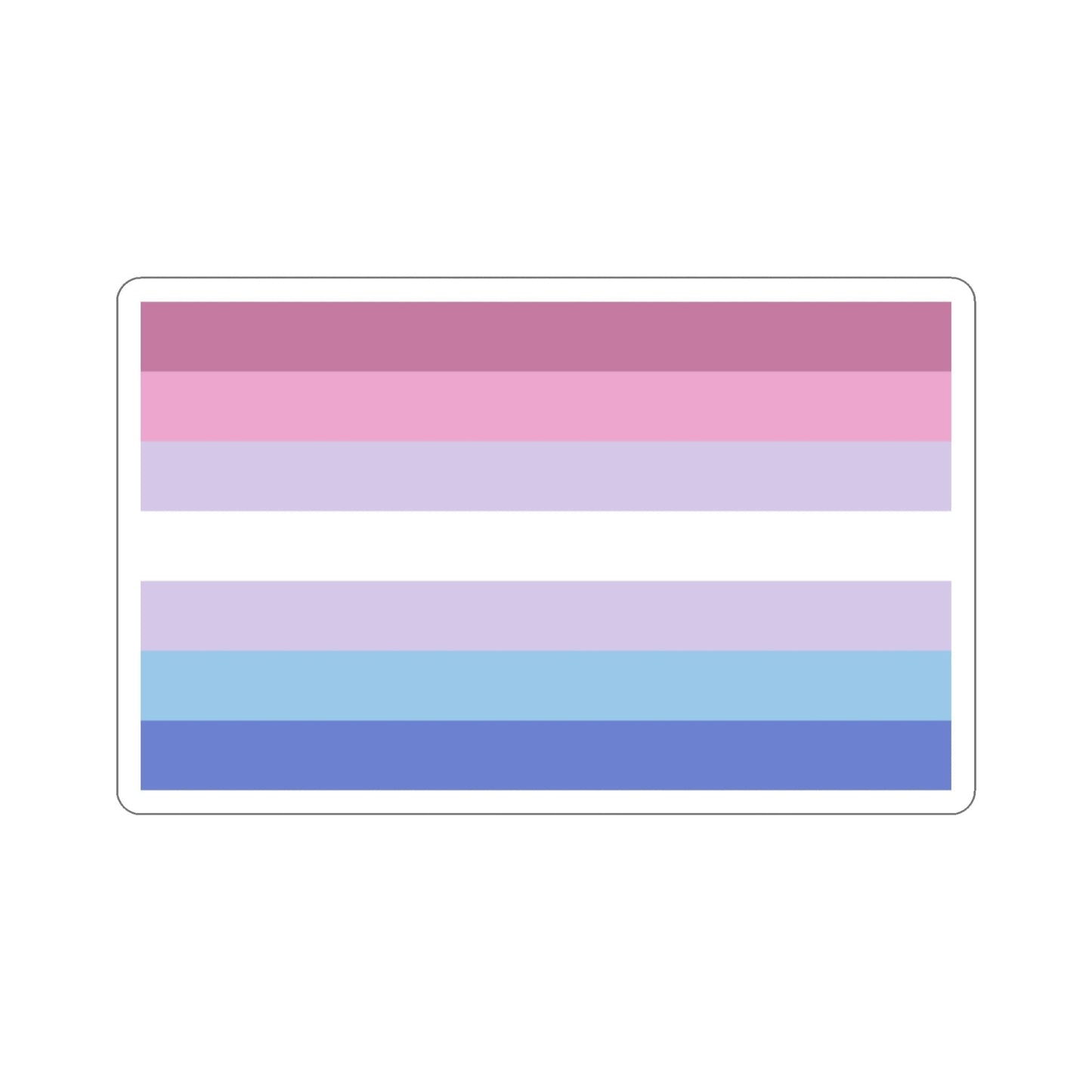 Bigender Pride Flag STICKER Vinyl Die-Cut Decal-3 Inch-The Sticker Space