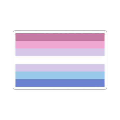 Bigender Pride Flag STICKER Vinyl Die-Cut Decal-3 Inch-The Sticker Space