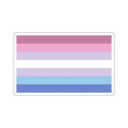 Bigender Pride Flag STICKER Vinyl Die-Cut Decal 3 Inch - The Sticker Space