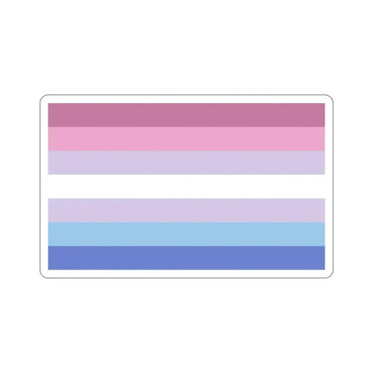 Bigender Pride Flag STICKER Vinyl Die-Cut Decal 4 Inch - The Sticker Space