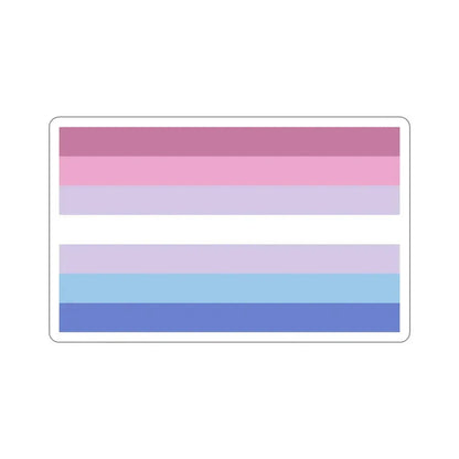Bigender Pride Flag STICKER Vinyl Die-Cut Decal 5 Inch - The Sticker Space