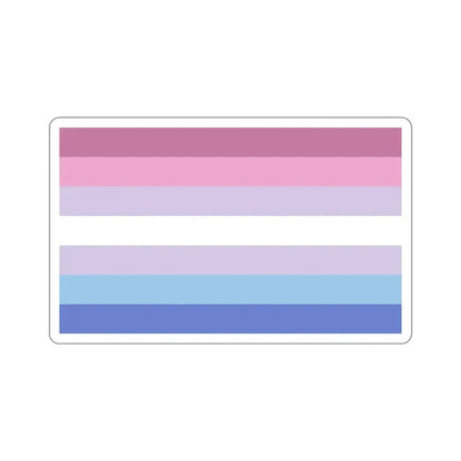 Bigender Pride Flag STICKER Vinyl Die-Cut Decal 6 Inch - The Sticker Space