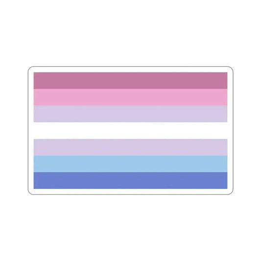 Bigender Pride Flag STICKER Vinyl Die-Cut Decal 6 Inch - The Sticker Space