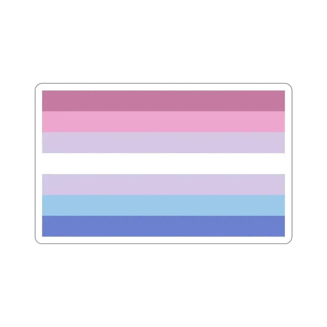 Bigender Pride Flag STICKER Vinyl Die-Cut Decal - The Sticker Space