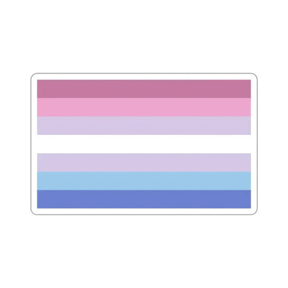 Bigender Pride Flag STICKER Vinyl Die-Cut Decal - The Sticker Space