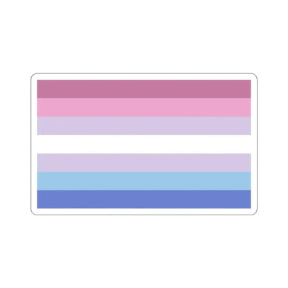 Bigender Pride Flag STICKER Vinyl Die-Cut Decal - The Sticker Space