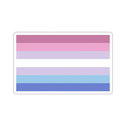 Bigender Pride Flag STICKER Vinyl Die-Cut Decal - The Sticker Space